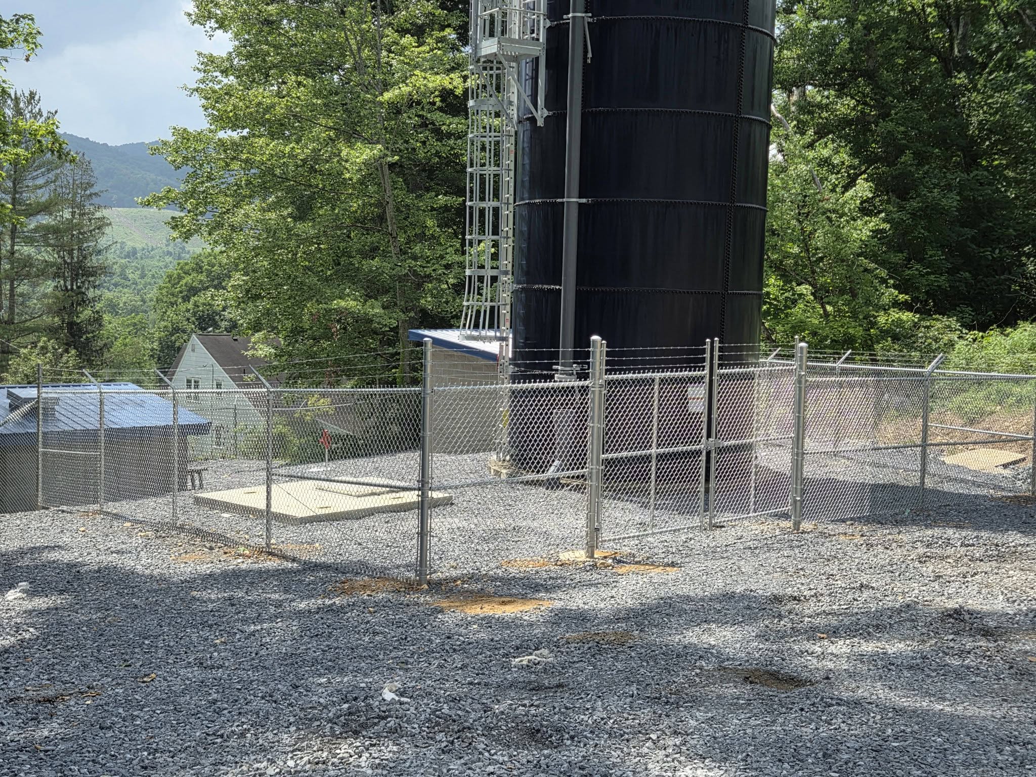 Chain link fence