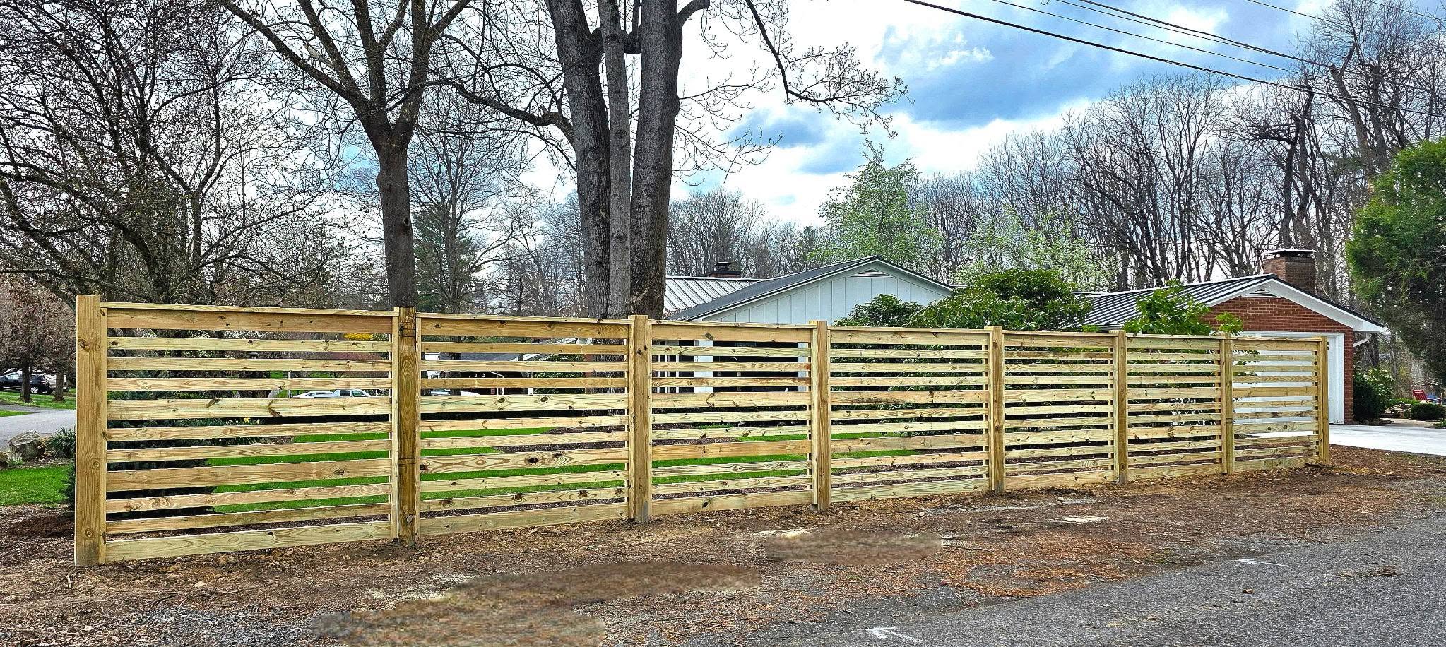 Decorative fence detail